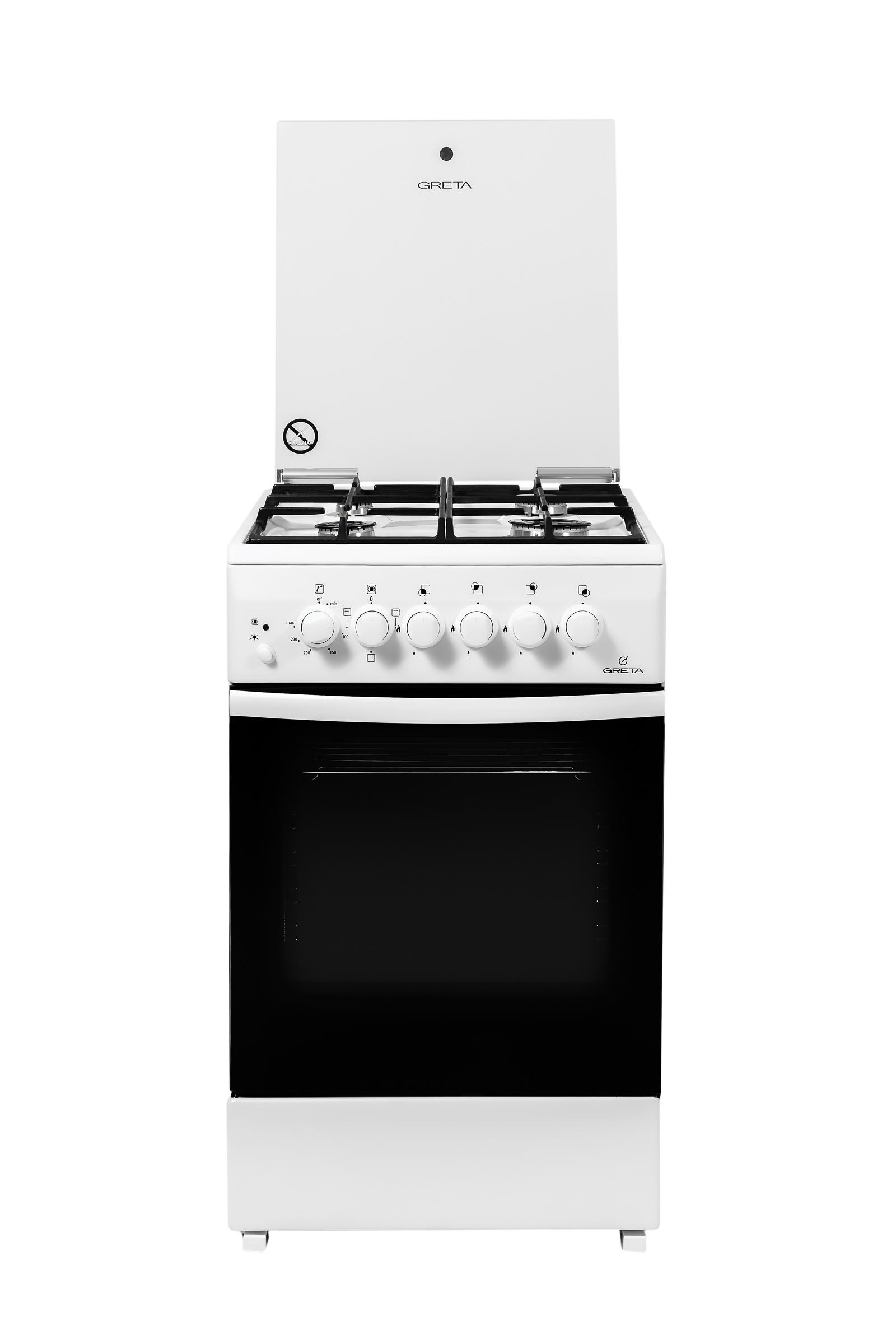 Комбинированная плита Greta GE 5002 CG 38(W)																		 — описание, фото, цены в интернет-магазине PT Stores