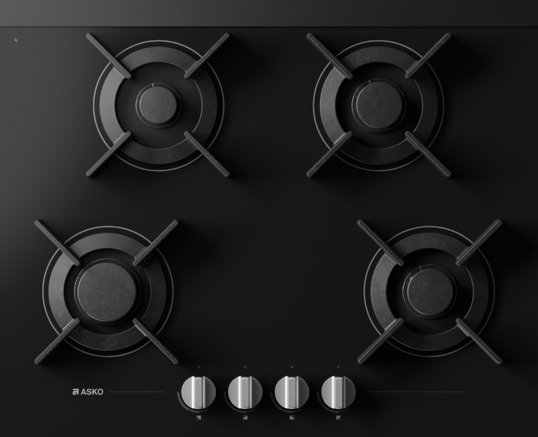 Газовая варочная панель Asko HG8640BGB1																		 — описание, фото, цены в интернет-магазине PT Stores