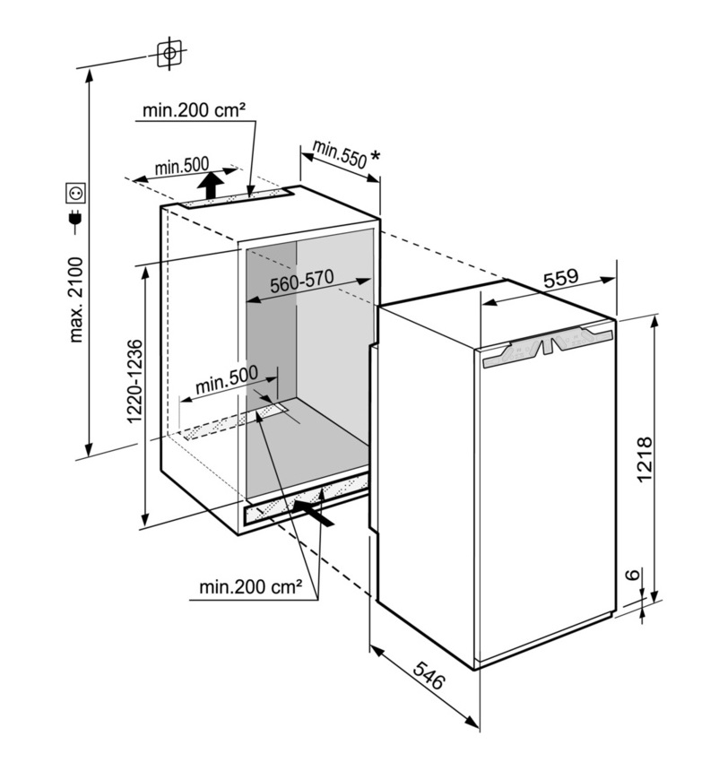 Купить Встраиваемый холодильник LIEBHERR IRBd 4151 — Фото 4