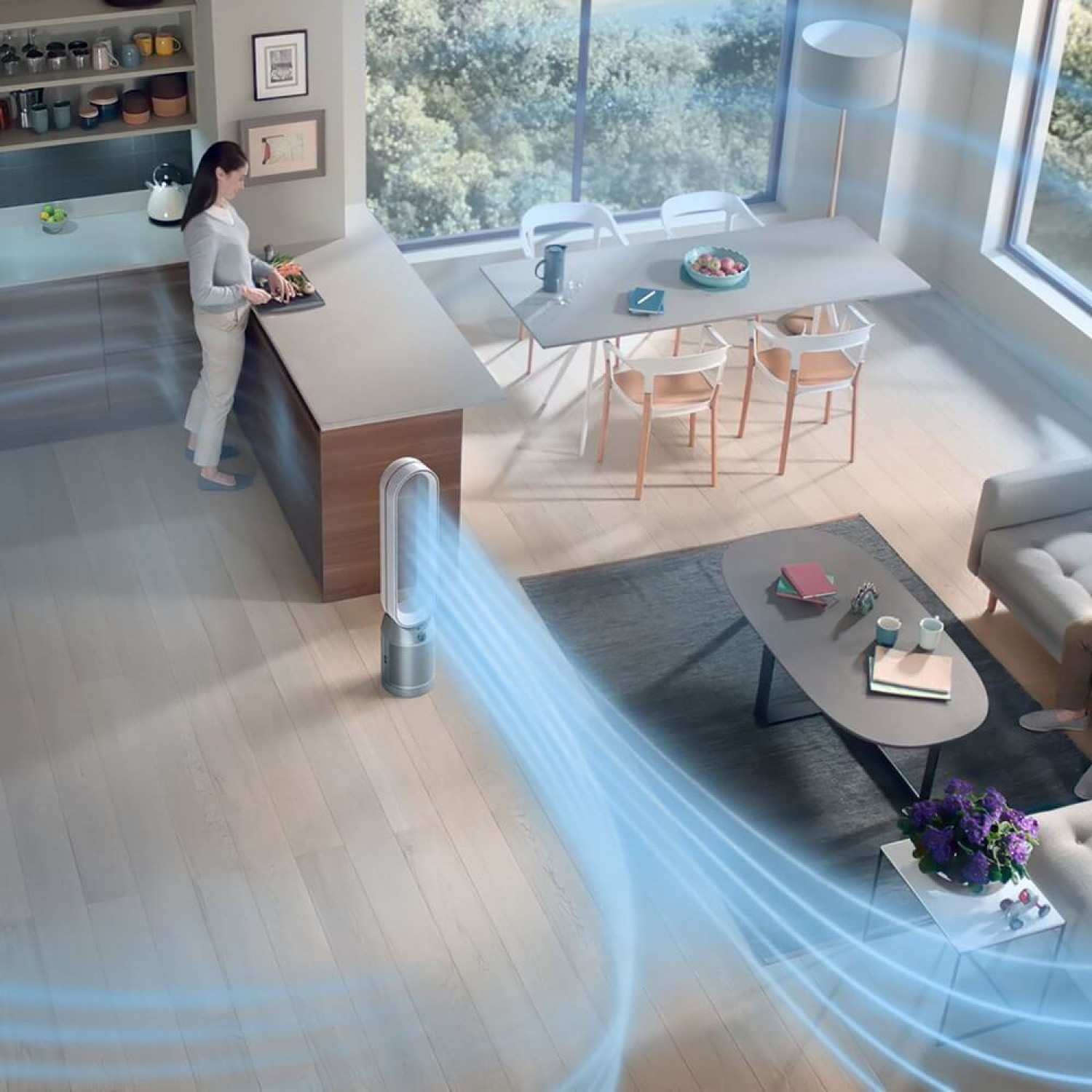 Купить Очиститель воздуха DYSON Cool Autoreact TP7A White/Nickel (419861-01) — Фото 6