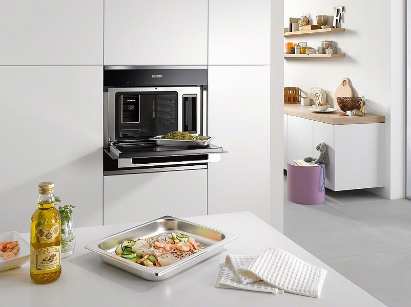 Купить Встраиваемая пароварка MIELE DG6100 CLST — Фото 2