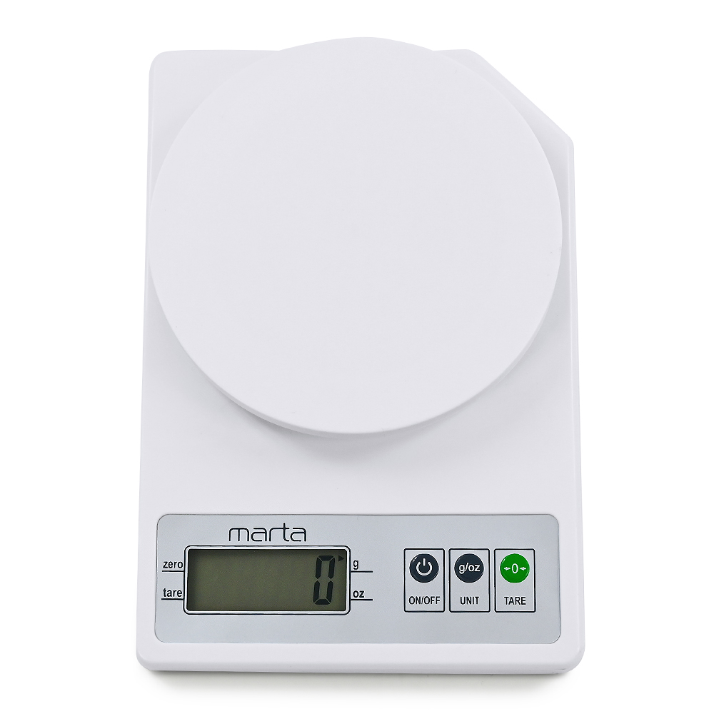 Купить Кухонные весы MARTA MT-1637 белый жемчуг — Фото 2