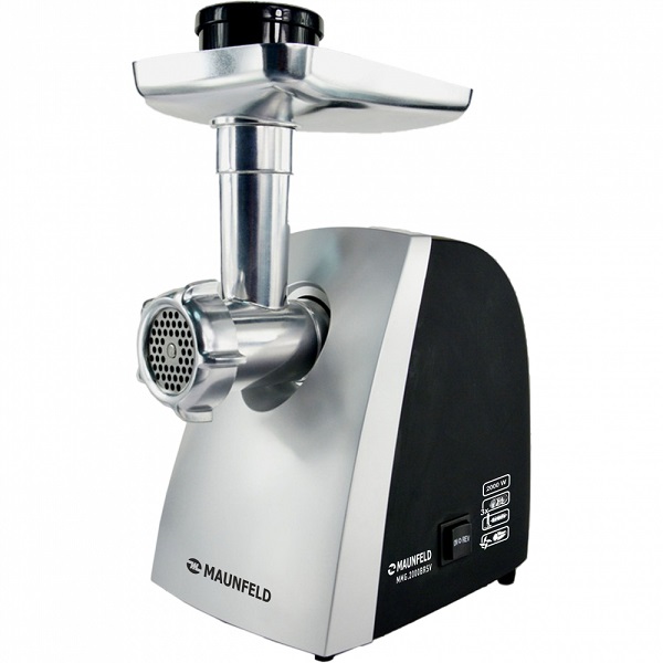 Мясорубка MAUNFELD MMG.2000BRSV, черный																		 — описание, фото, цены в интернет-магазине PT Stores