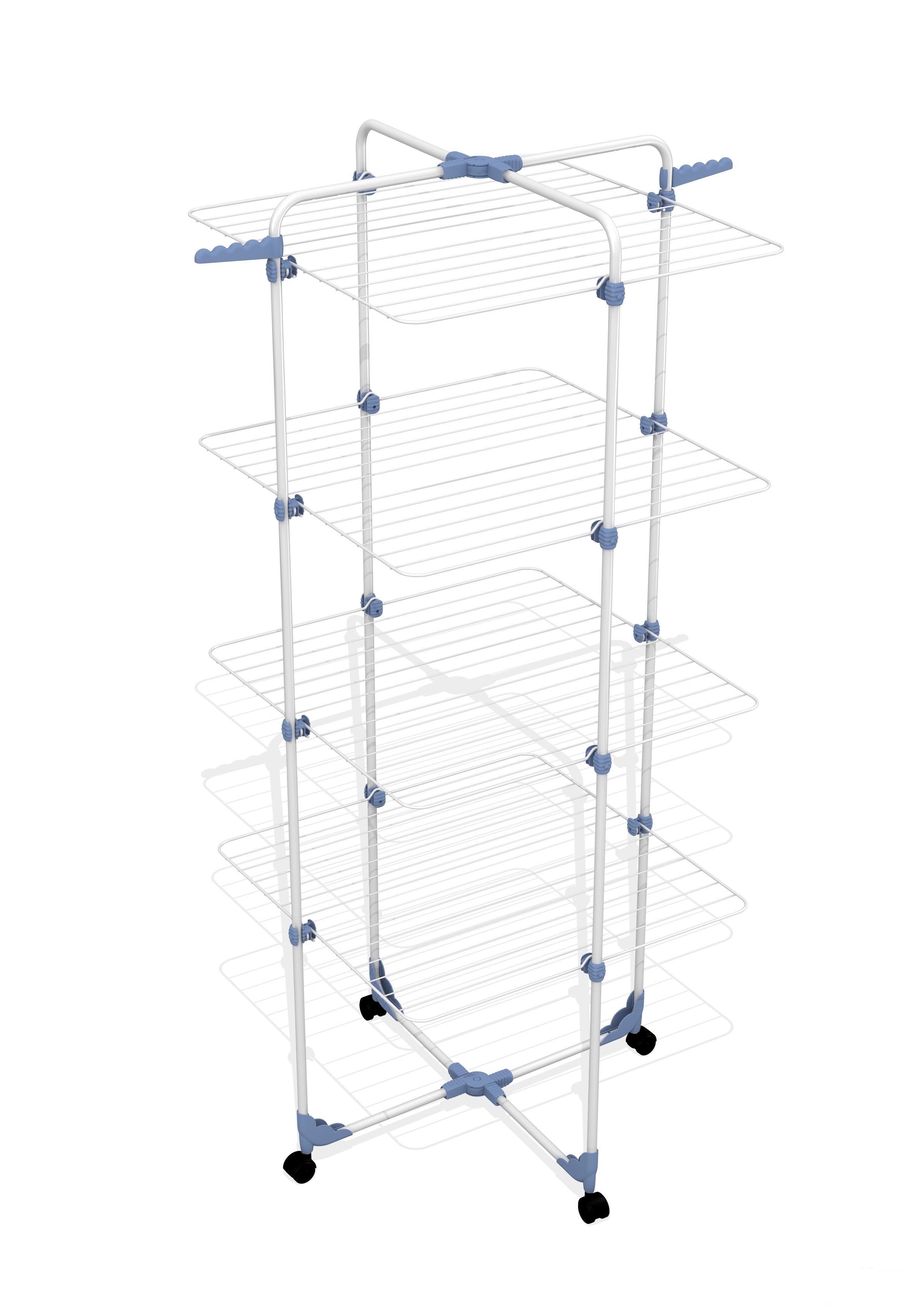 Сушилка для белья GIMI Modular 4 Lux Silver																		 — описание, фото, цены в интернет-магазине PT Stores