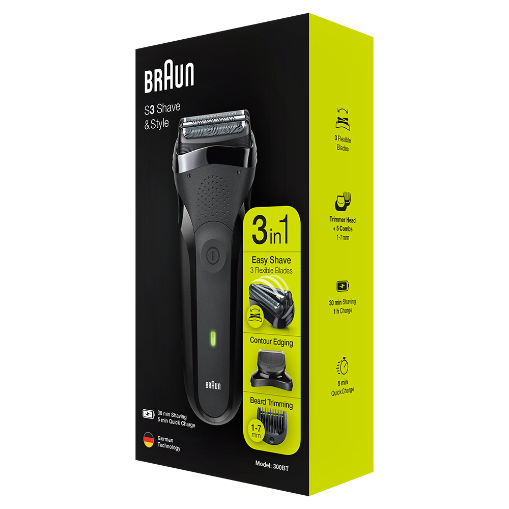 Купить Электробритва BRAUN 300BT Series 3 Shave&Style — Фото 6
