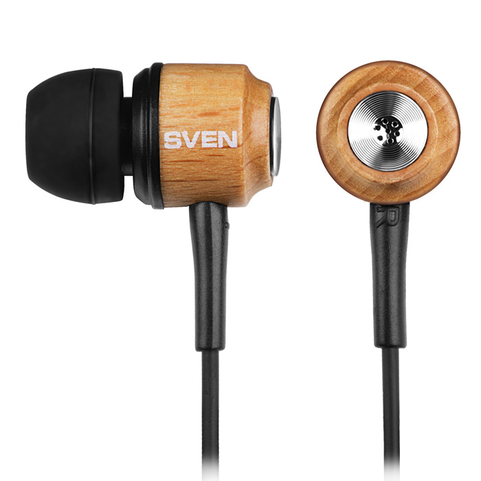 Наушники SVEN SEB 12 WD черный, светлое дерево																		 — описание, фото, цены в интернет-магазине PT Stores