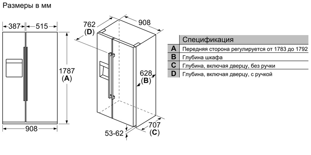 Купить Холодильник BOSCH KAI93VL30R — Фото 10