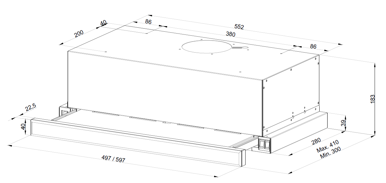 Купить Вытяжка встраиваемая KUPPERSBERG SLIMLUX 60 BX — Фото 8