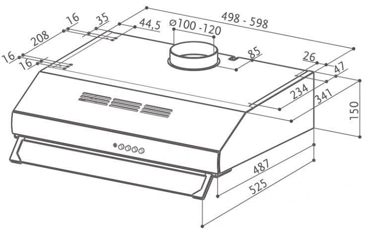 Купить Плоская вытяжка FABER 741 PB X A50 — Фото 2