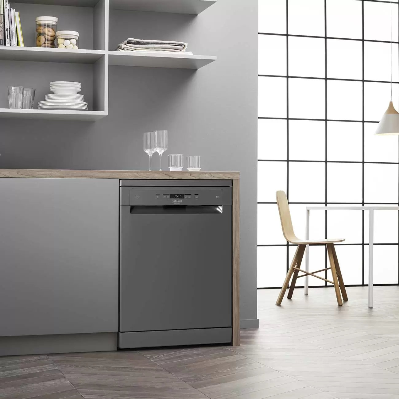Купить Посудомоечная машина HOTPOINT-ARISTON HFC 3T141 WC SB — Фото 5