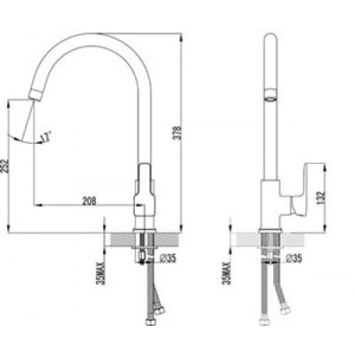 Купить Смеситель LEMARK LM3605C Смеситель Basis для кухни — Фото 2