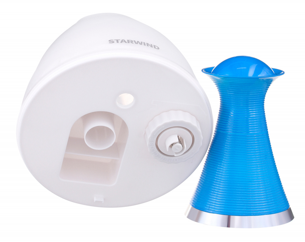 Купить Увлажнитель воздуха Starwind SHC1222 белый/синий — Фото 2