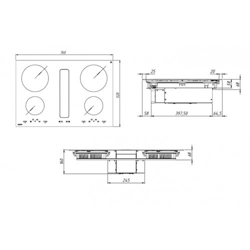 Купить Индукционная варочная панель AKPO WK-9 Tytan Induction 4 — Фото 3