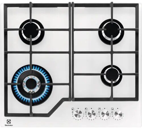 Газовая варочная панель Electrolux KGG64362W																		 — описание, фото, цены в интернет-магазине PT Stores