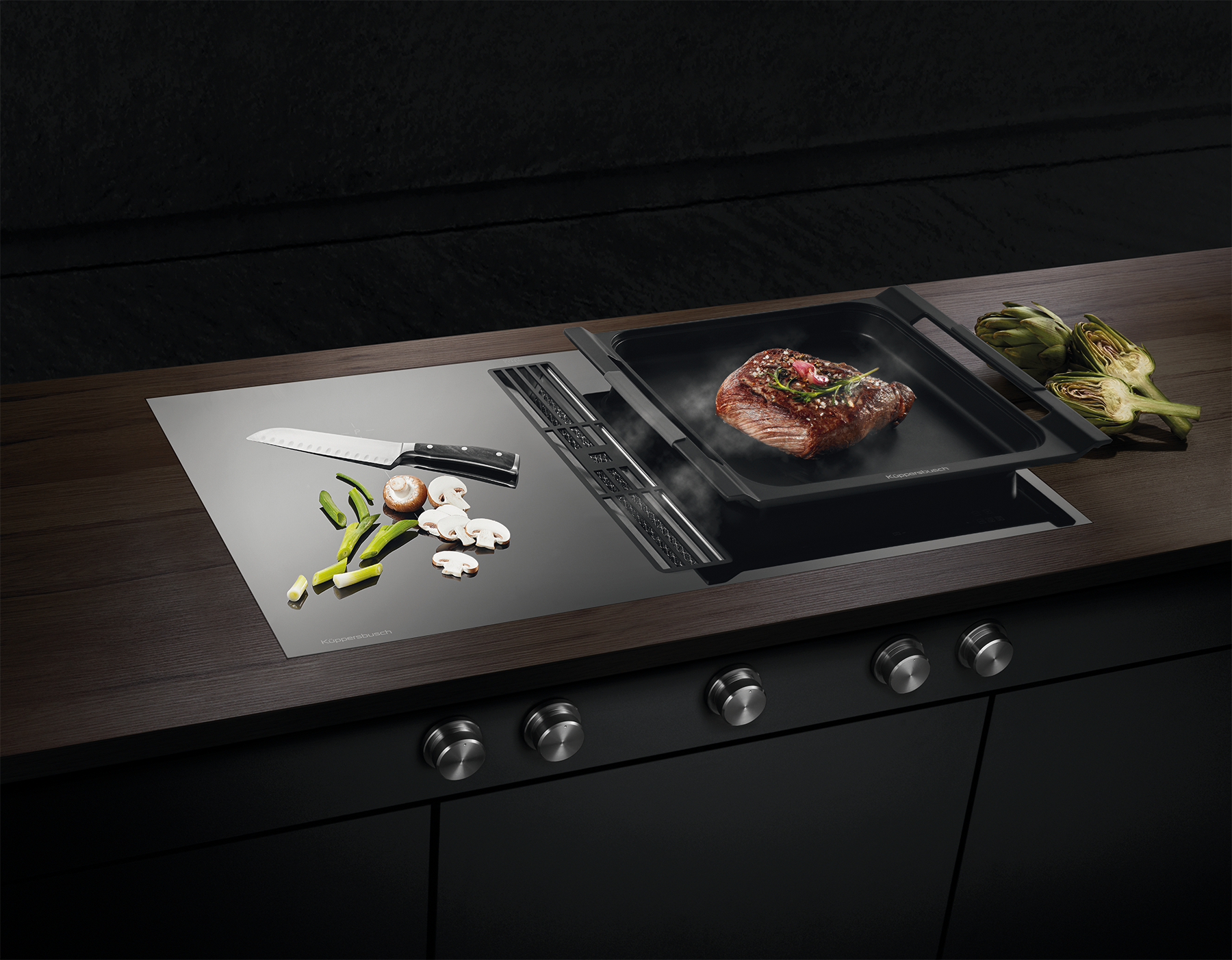 Купить Индукционная варочная панель KUPPERSBUSCH KMI 9850.0 SR — Фото 3