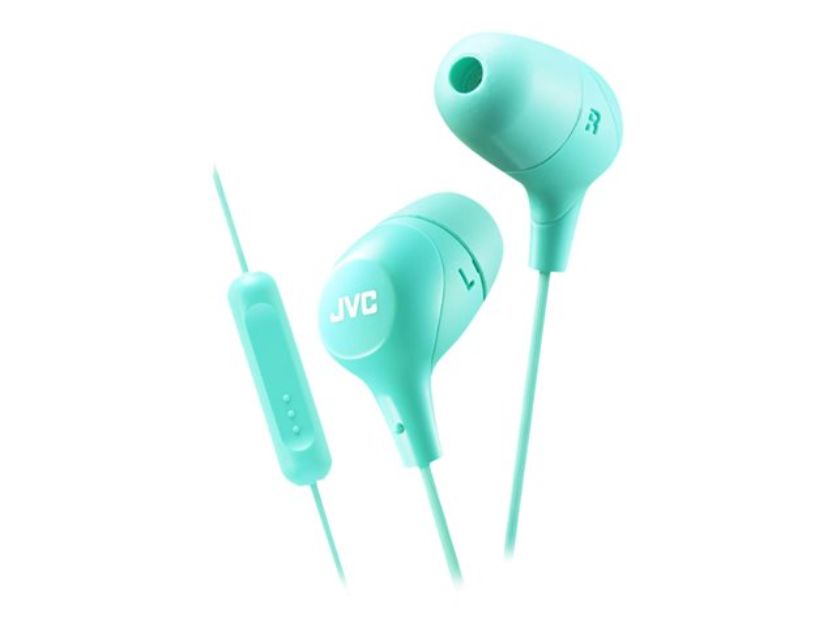 Наушники JVC HA-FX38M-G-E  зеленый																		 — описание, фото, цены в интернет-магазине PT Stores