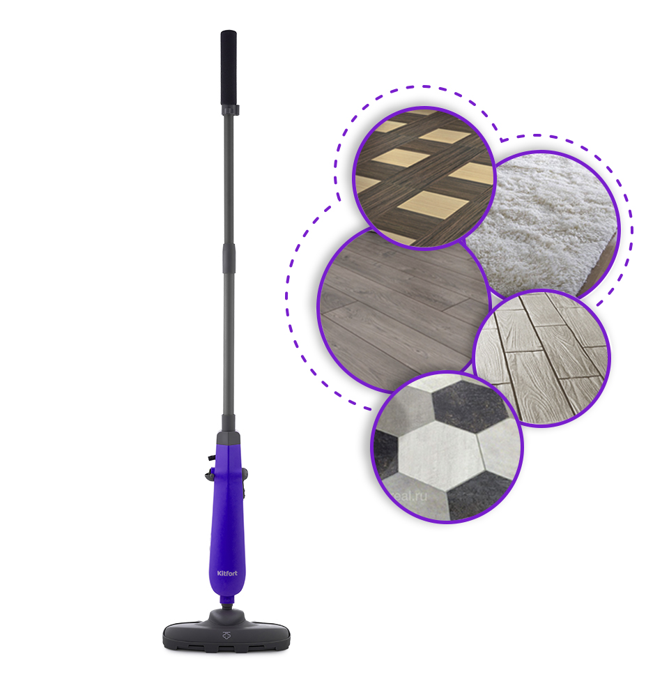 Купить Паровая швабра Kitfort KT-1011-2 — Фото 3