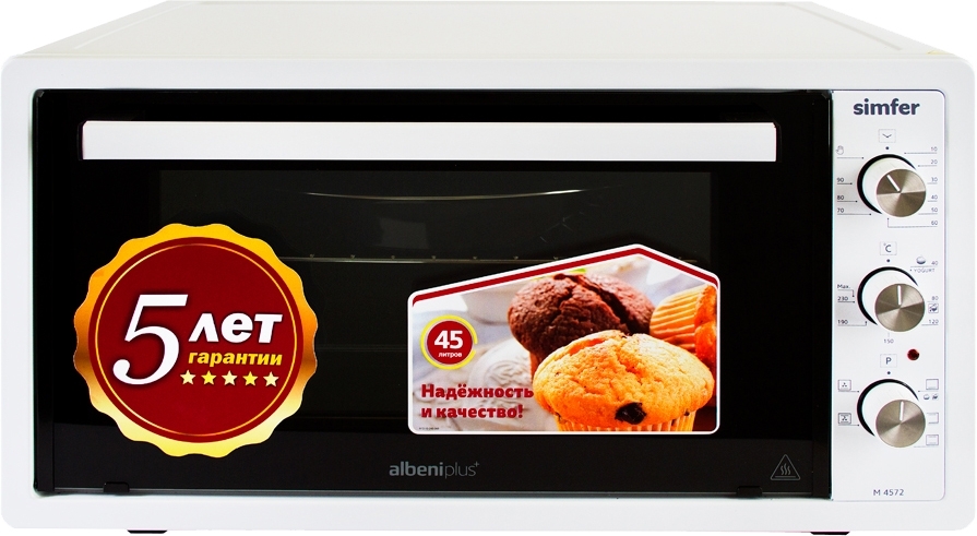 Мини-печь Simfer M 4572																		 — описание, фото, цены в интернет-магазине PT Stores