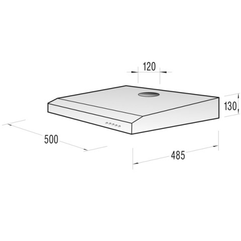 Купить Плоская вытяжка Gorenje DU 5345 W — Фото 3