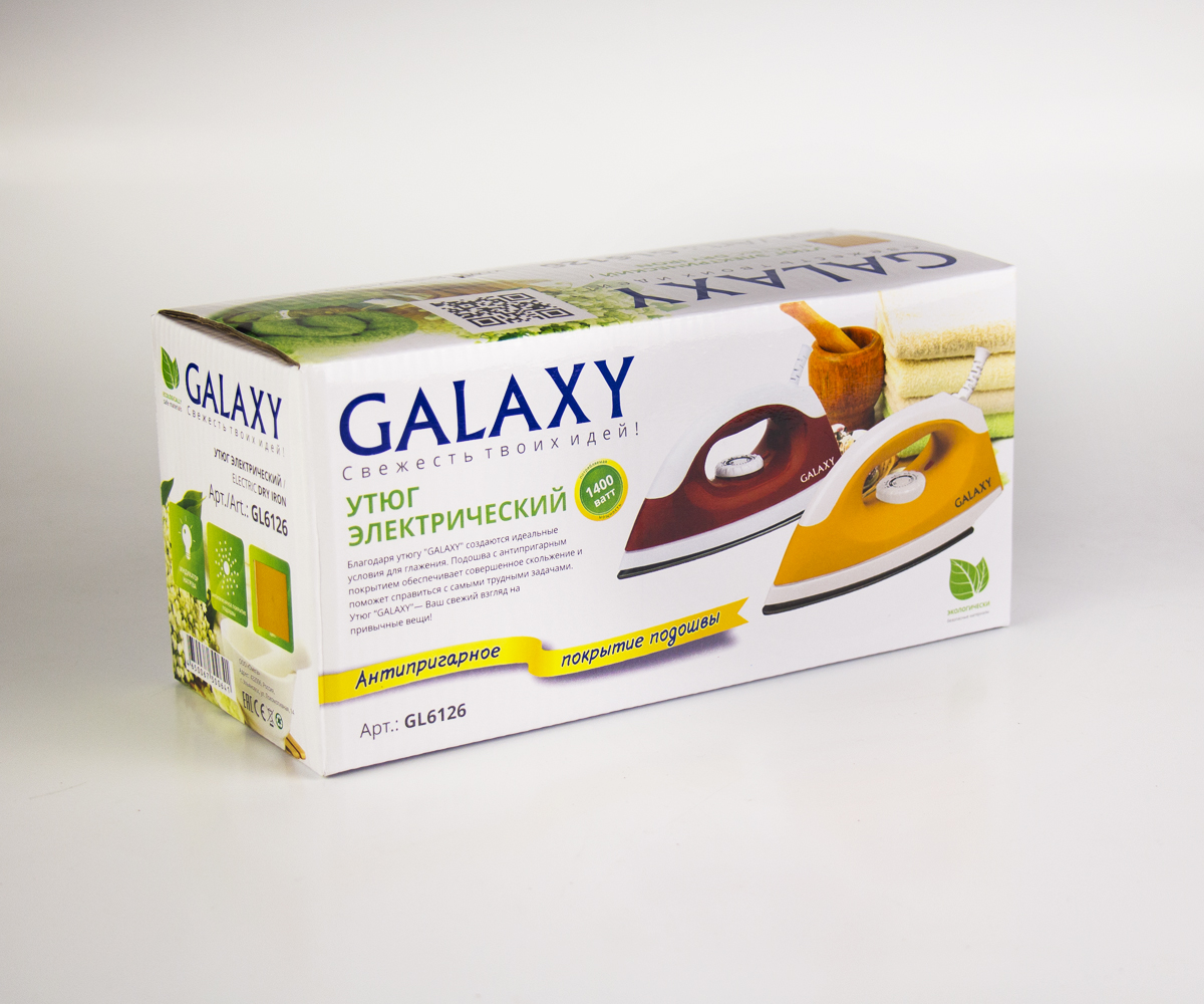 Купить Утюг GALAXY GL 6126 желтый — Фото 4