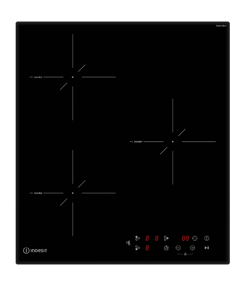 Электрическая варочная панель Indesit IS 40CQ45 NE																		 — описание, фото, цены в интернет-магазине PT Stores