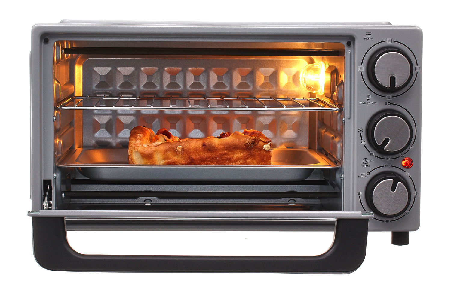 Купить Мини-печь Starwind SMO2002 серебристая — Фото 7