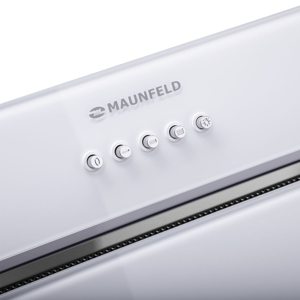 Купить Вытяжка встраиваемая MAUNFELD TRAPEZE 601GG белый — Фото 9
