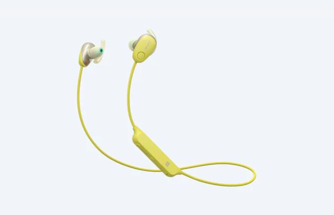 Наушники SONY WI-SP600N yellow																		 — описание, фото, цены в интернет-магазине PT Stores