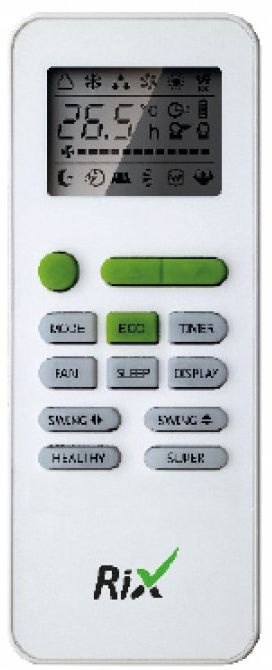 Купить Кондиционер RIX Novel I/O-W07PT белый — Фото 2