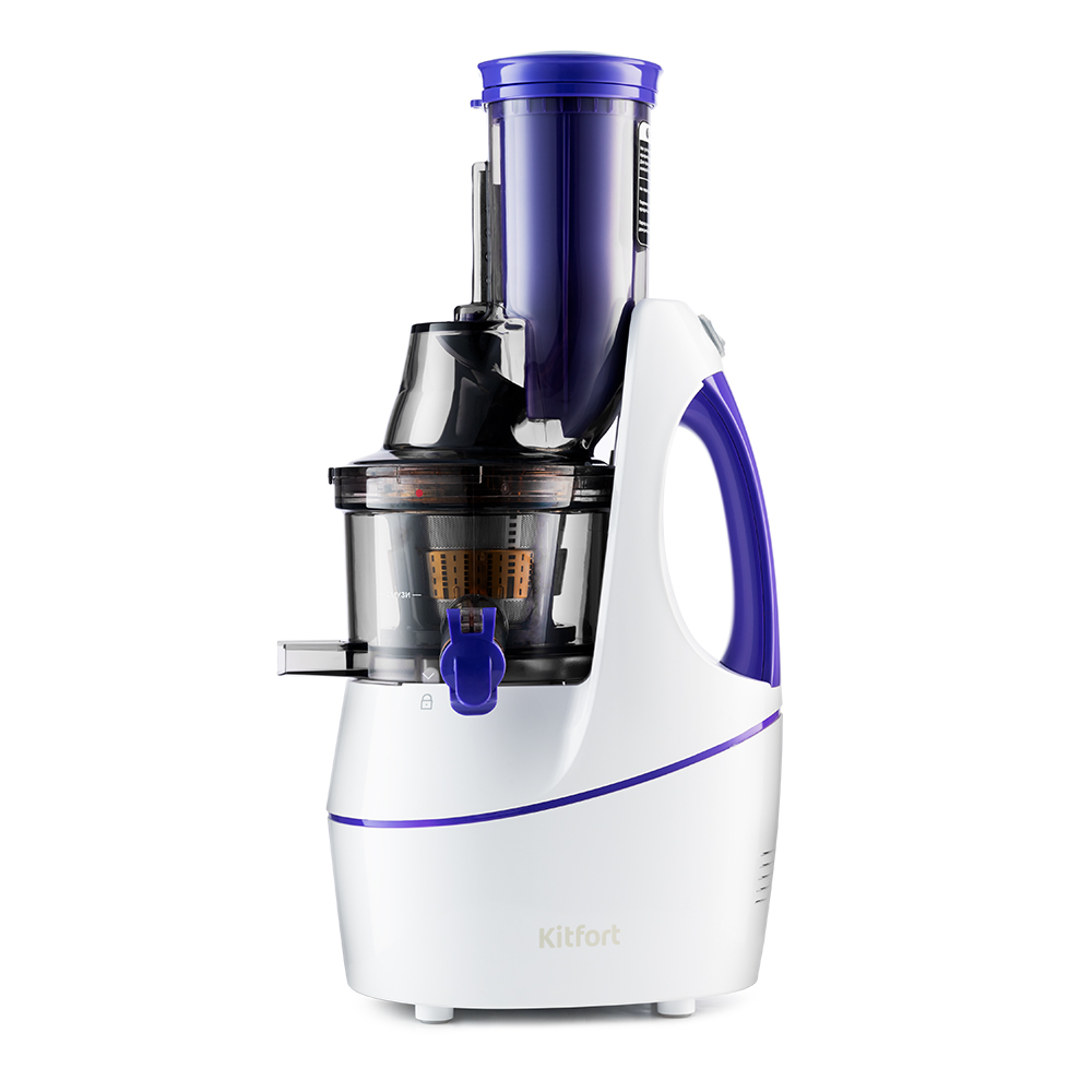 Соковыжималка Kitfort KT-1104-3 белый/сиреневый																		 — описание, фото, цены в интернет-магазине PT Stores