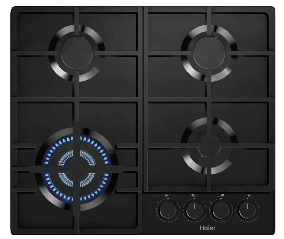 Газовая варочная панель Haier HHQ-G64CTPB																		 — описание, фото, цены в интернет-магазине PT Stores
