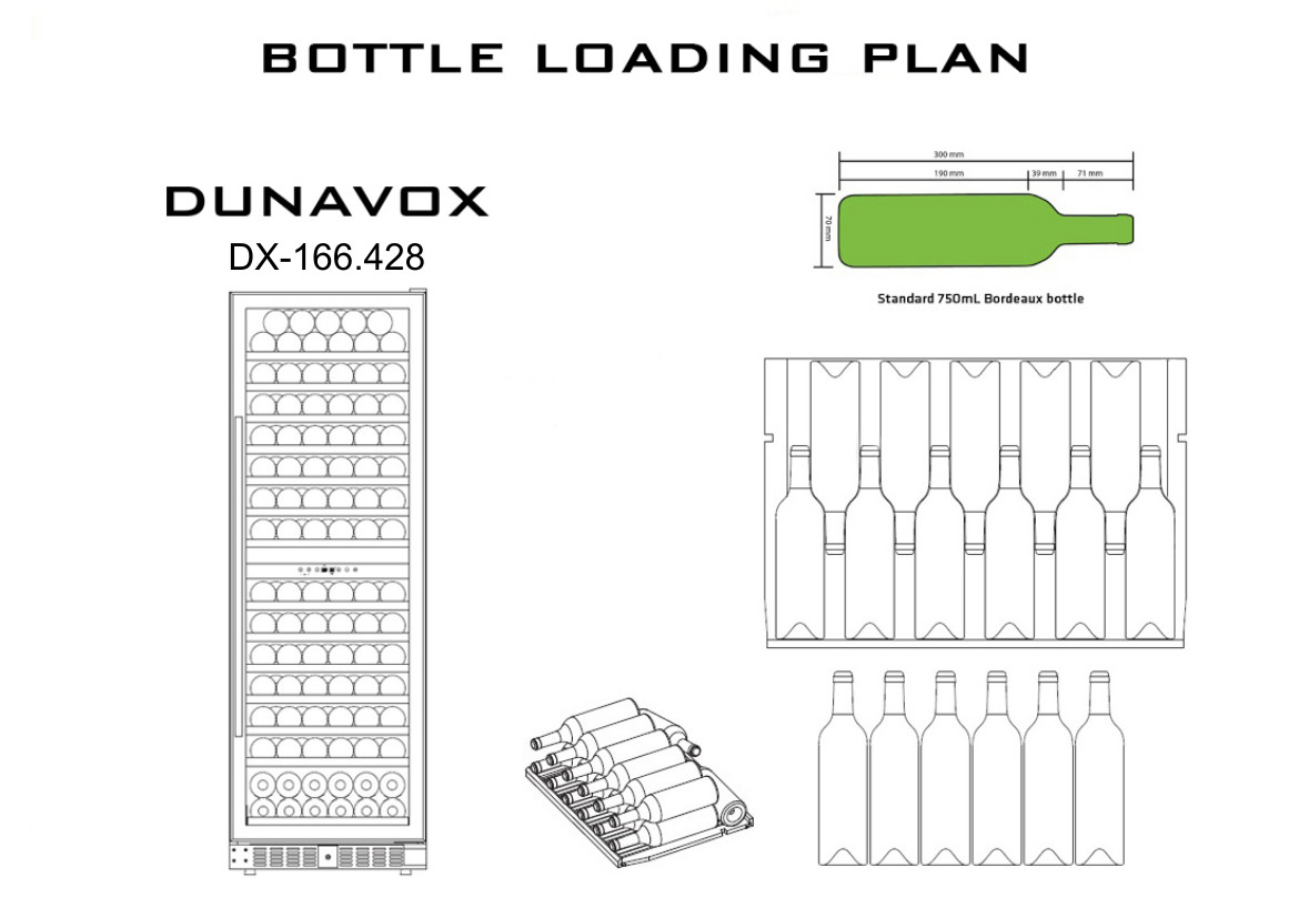 Купить Винный шкаф DUNAVOX DX-166.428DBK — Фото 5