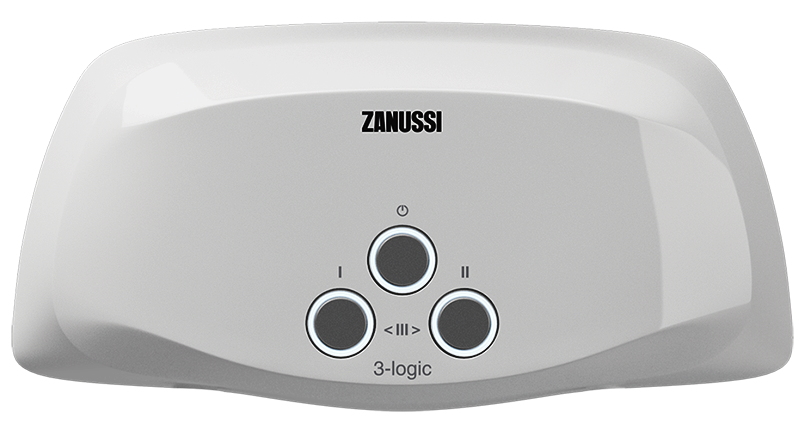 Водонагреватель проточный Zanussi 3-logic 3,5 TS (душ кран)																		 — описание, фото, цены в интернет-магазине PT Stores