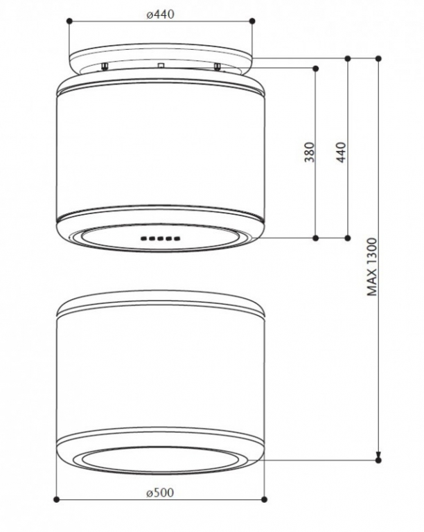 Купить Островная вытяжка FABER ODETTE PLUS GREY MATT — Фото 5