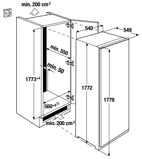 Купить Встраиваемый холодильник KUPPERSBUSCH FK 8305.0i — Фото 2