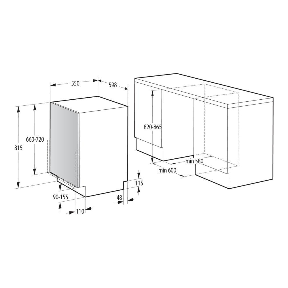Купить Встраиваемая посудомоечная машина Gorenje GV 62012 — Фото 4