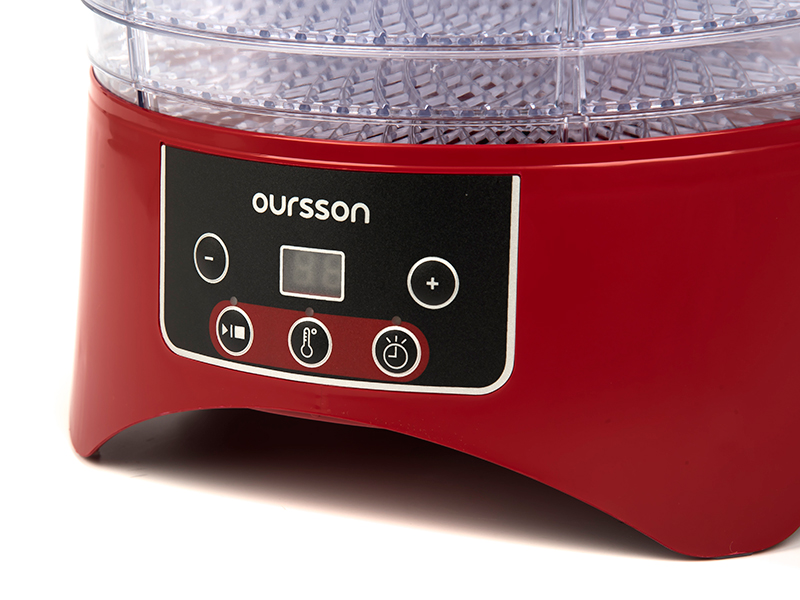 Купить Сушилка для овощей и фруктов Oursson DH3501D/RD (Красный) — Фото 4
