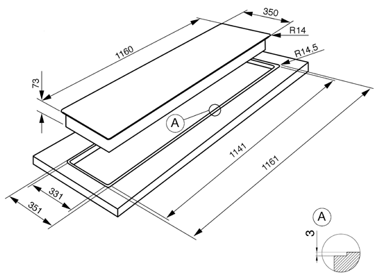Купить Газовая варочная панель SMEG PDXF116RS — Фото 2