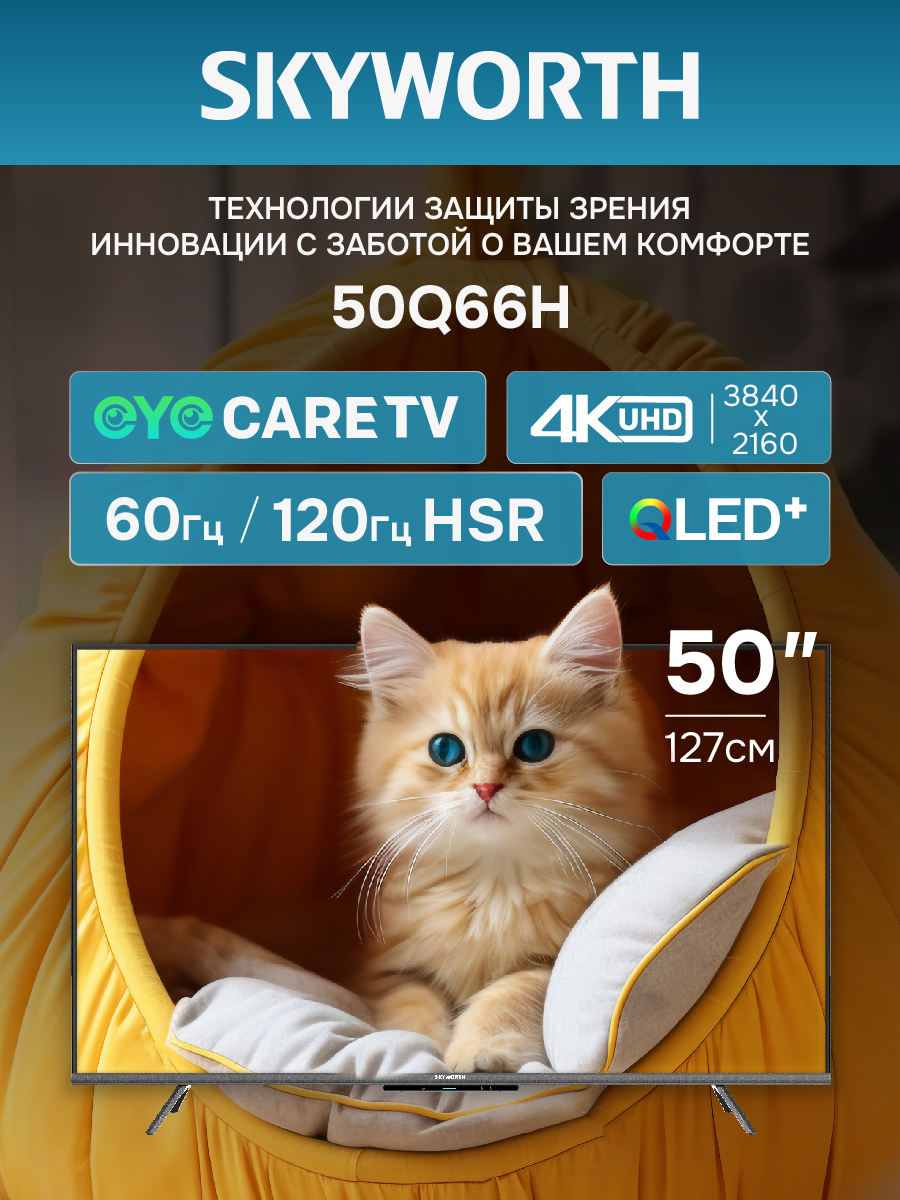 Телевизор SKYWORTH 50Q66H																		 — описание, фото, цены в интернет-магазине PT Stores