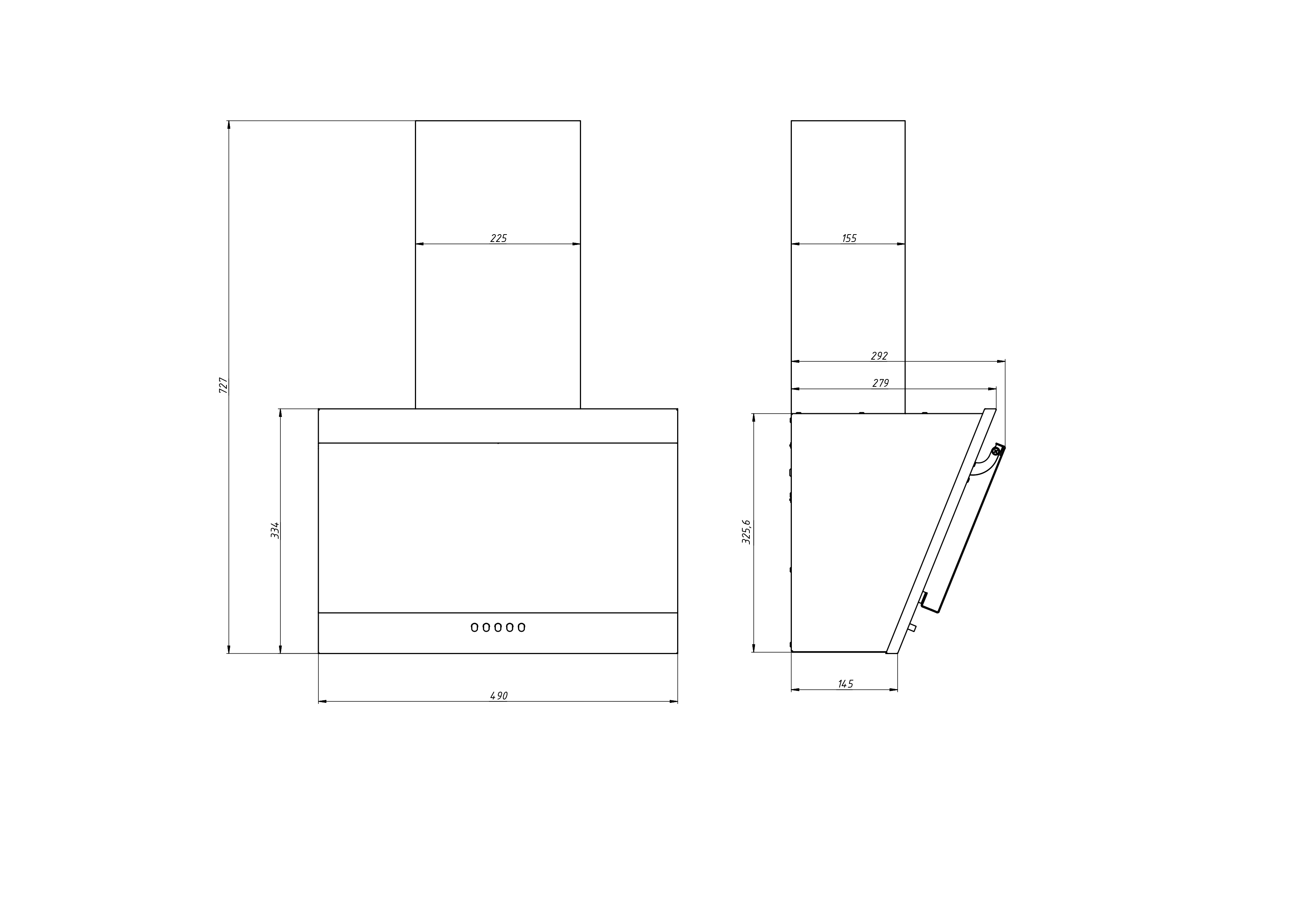 Купить Наклонная вытяжка ELIKOR Титан 50П-430-К3Д белый см — Фото 2