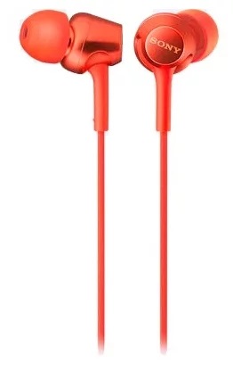 Наушники SONY MDR-EX255AP red																		 — описание, фото, цены в интернет-магазине PT Stores