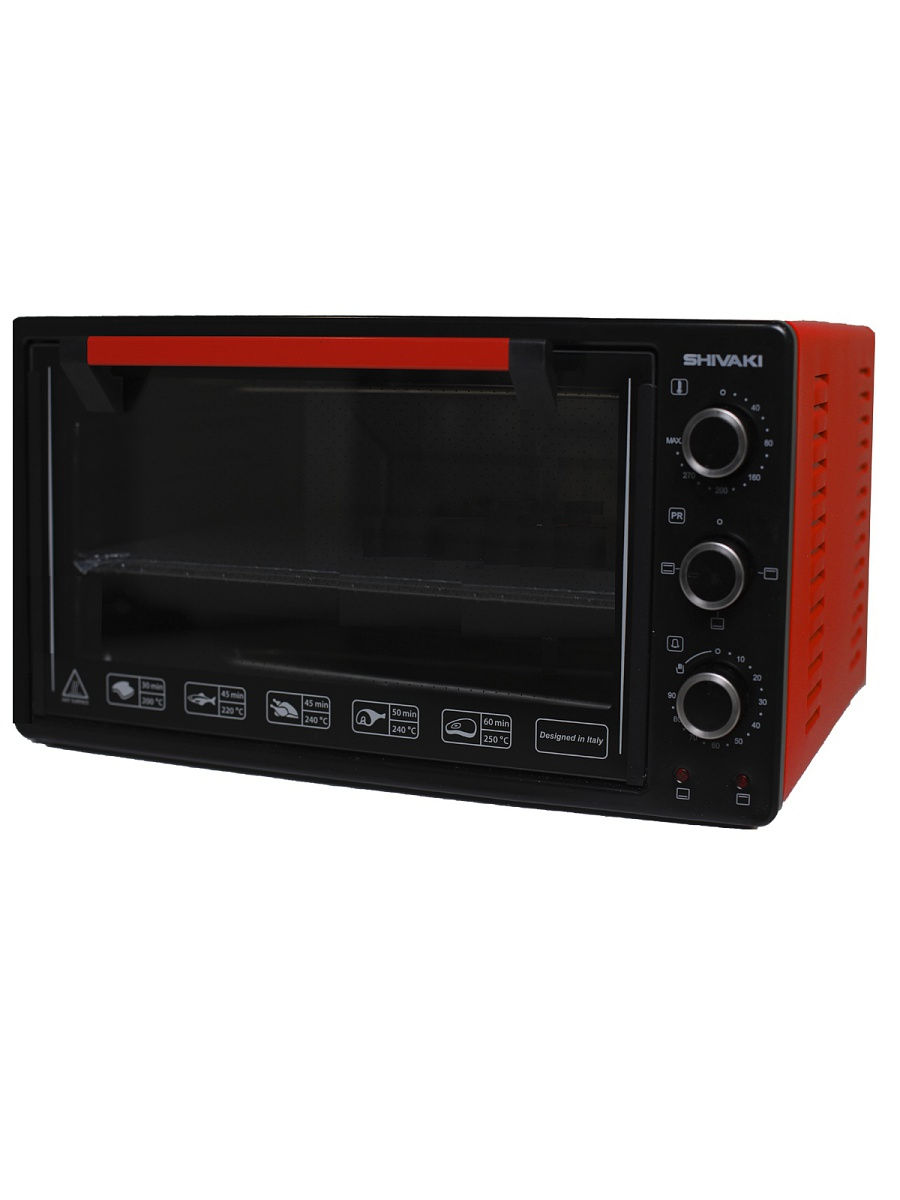 Мини-печь SHIVAKI MD3216L black-red																		 — описание, фото, цены в интернет-магазине PT Stores