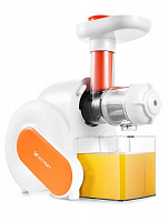 Соковыжималка Kitfort KT-1110-2, белый/оранжевый