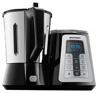 Кухонные комбайны Oursson KP0600HSD/BS (Черно-серебристый)