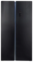 Холодильник SIDE-BY-SIDE Ginzzu NFK-605 black