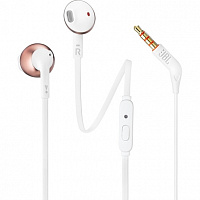JBL T205 золотистый розовый