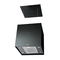 Островная вытяжка AKPO WK-9 Фигур гласс 40 см. черный