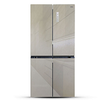 Холодильник SIDE-BY-SIDE Ginzzu NFK-575 Gold glass