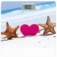 Напольные весы Scarlett SC-BS33E079, голубой/рисунок