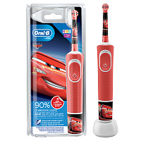 BRAUN Oral-B Kids Тачки красный/белый (D100.413.2K)
